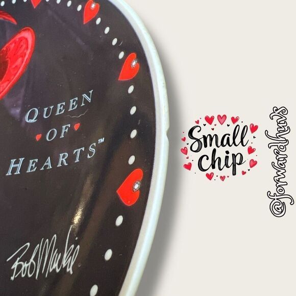 Barbie Queen of Hearts 8-Inch Collector Plate – Signed by Bob Mackie - Picture 4 of 10